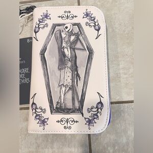 Nightmare Before Christmas Jack & Sally Coffin Wallet